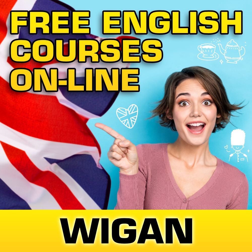FREE English course on-line in WIGAN