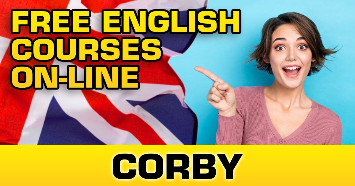 FREE English course on-line in CORBY